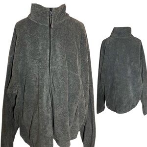 Columbia Gray Full Zip Fleece Jacket